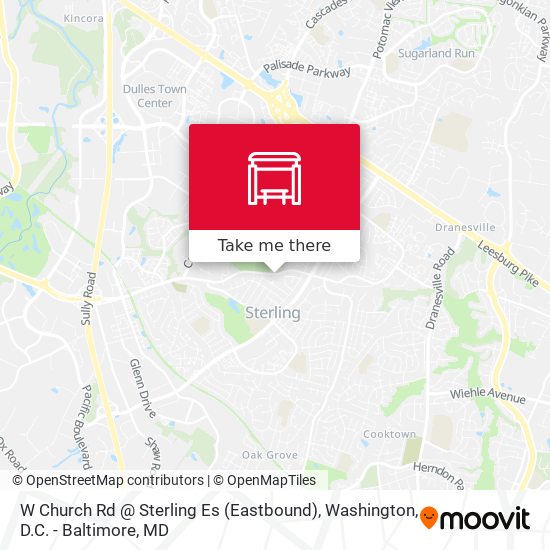 Mapa de W Church Rd @ Sterling Es (Eastbound)