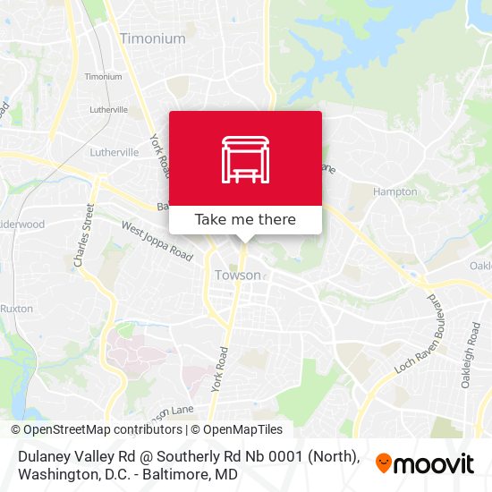 Dulaney Valley Rd @ Southerly Rd Nb 0001 (North) map