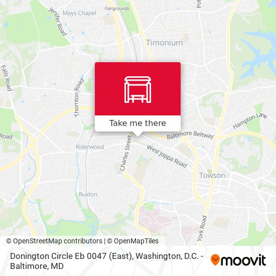 Donington Circle  Eb 0047 (East) map