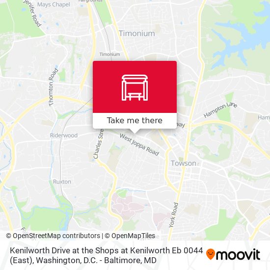 Kenilworth Drive at the Shops at Kenilworth   Eb 0044 (East) map