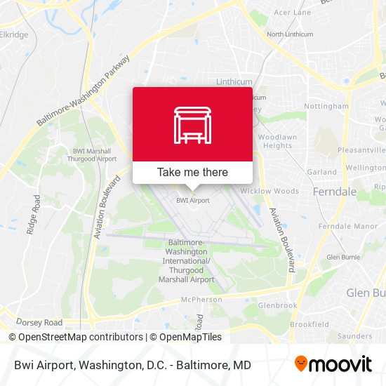 Bwi Airport map
