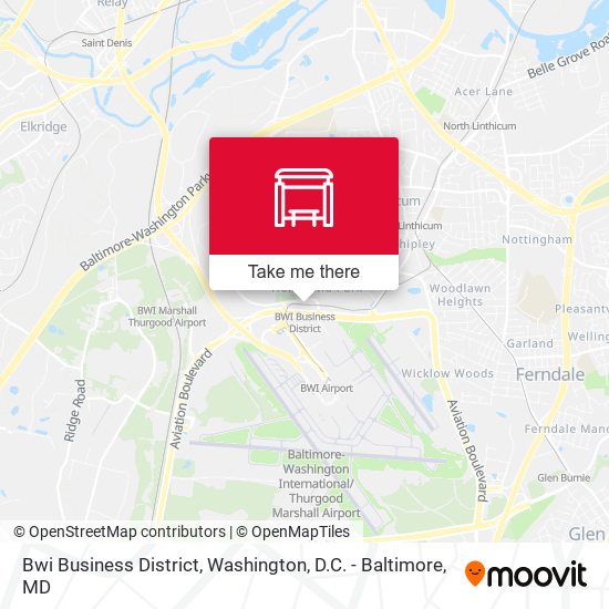 Bwi Business District map
