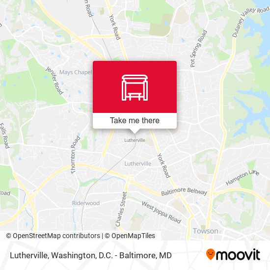 Mapa de Lutherville