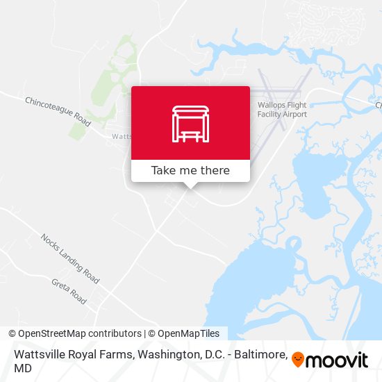 Mapa de Wattsville Royal Farms