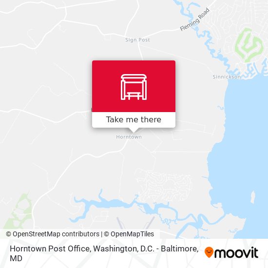 Mapa de Horntown Post Office