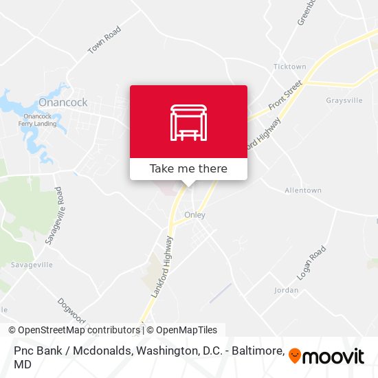 Pnc Bank / Mcdonalds map