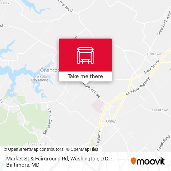 Mapa de Market St & Fairground Rd