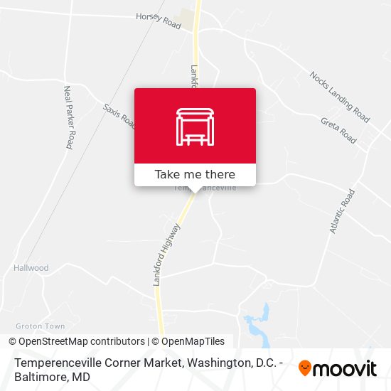 Temperenceville Corner Market map