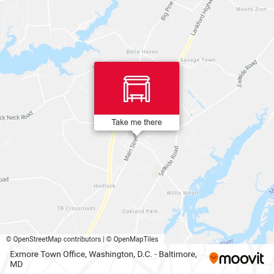 Exmore Town Office map
