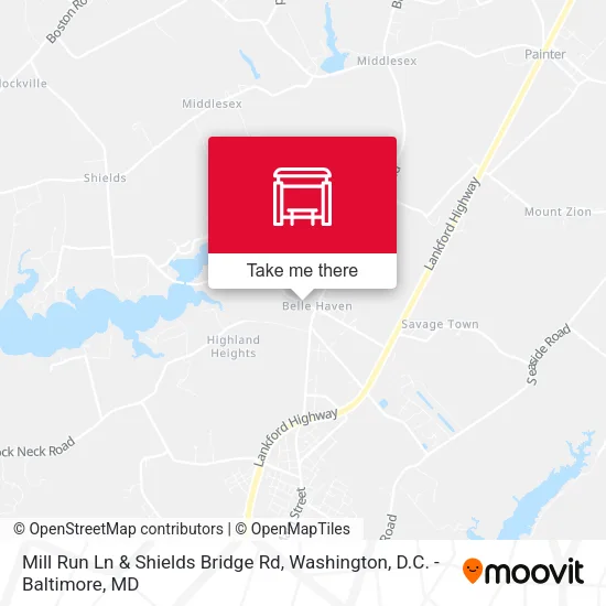 Mill Run Ln & Shields Bridge Rd map