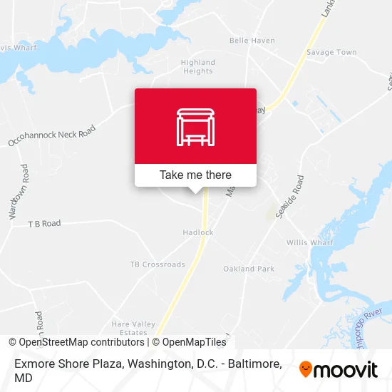 Exmore Shore Plaza map