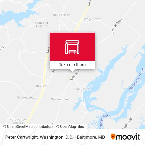 Peter Cartwright map