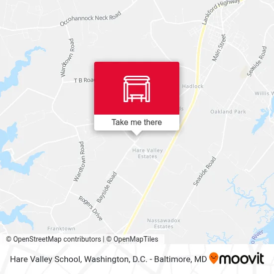 Hare Valley School map