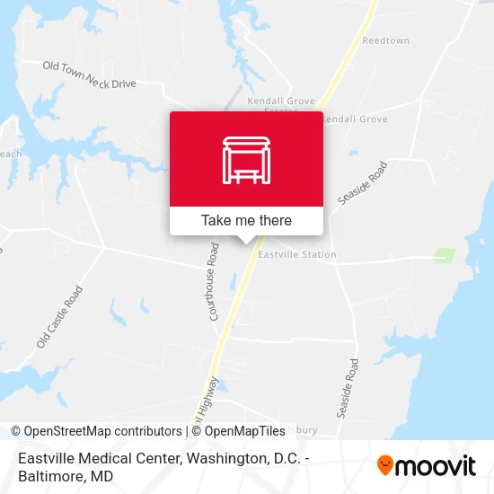 Eastville Medical Center map