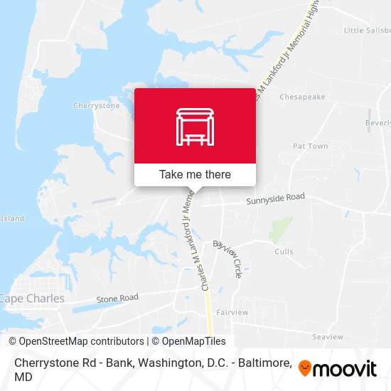 Cherrystone Rd - Bank map