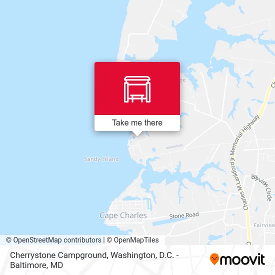 Cherrystone Campground map