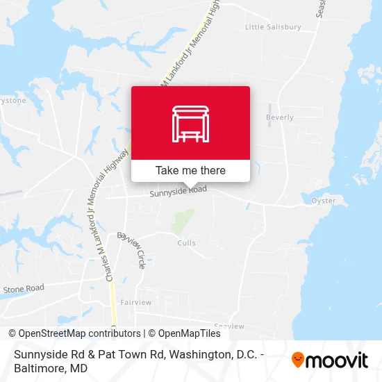 Sunnyside Rd & Pat Town Rd map
