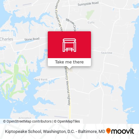 Kiptopeake School map