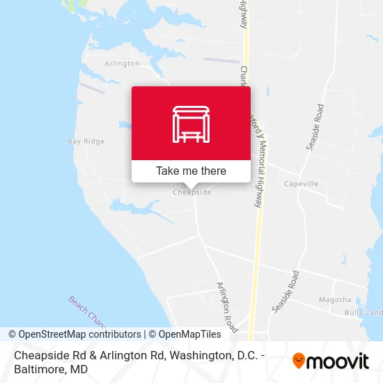 Cheapside Rd & Arlington Rd map