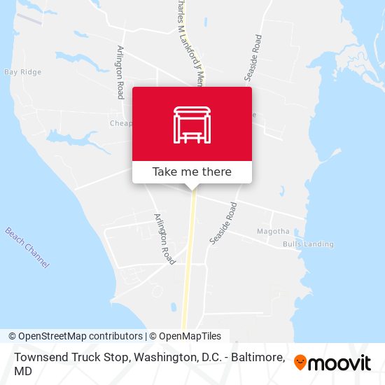 Mapa de Townsend Truck Stop