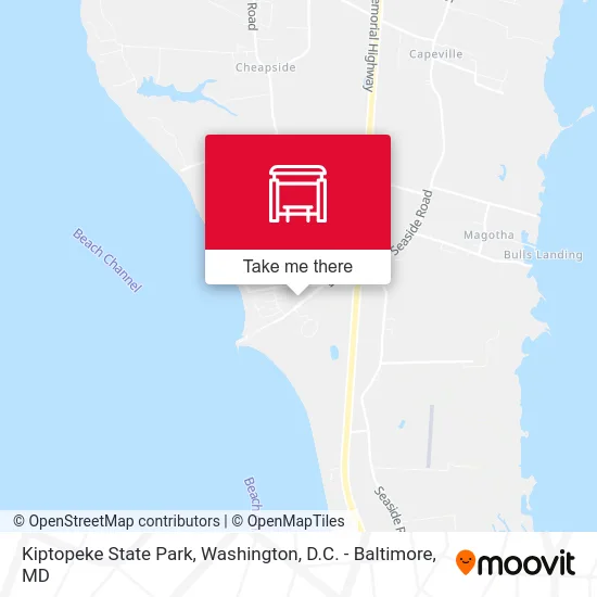 Kiptopeke State Park map