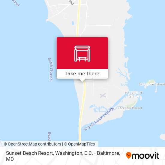 Mapa de Sunset Beach Resort