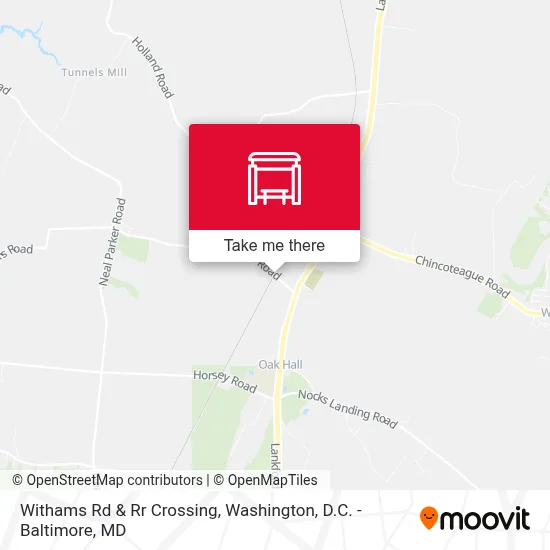 Withams Rd & Rr Crossing map