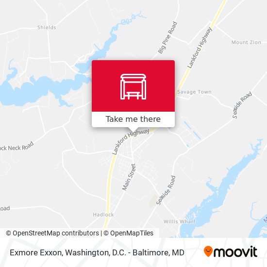 Mapa de Exmore Exxon