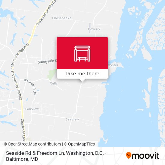 Seaside Rd & Freedom Ln map