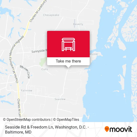Seaside Rd & Freedom Ln map