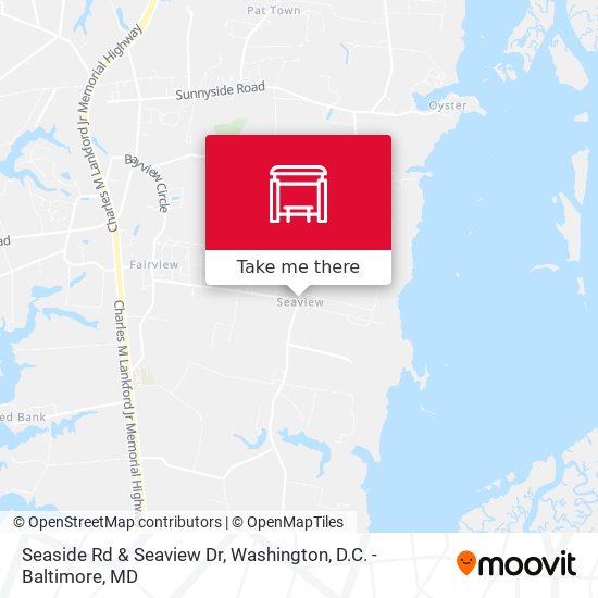 Seaside Rd & Seaview Dr map