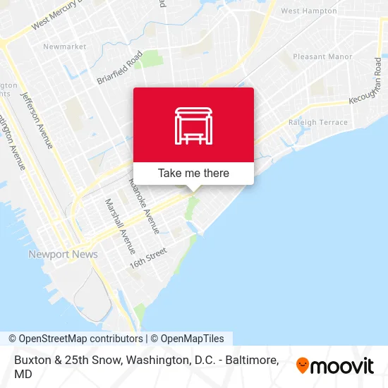 Buxton & 25th Snow map