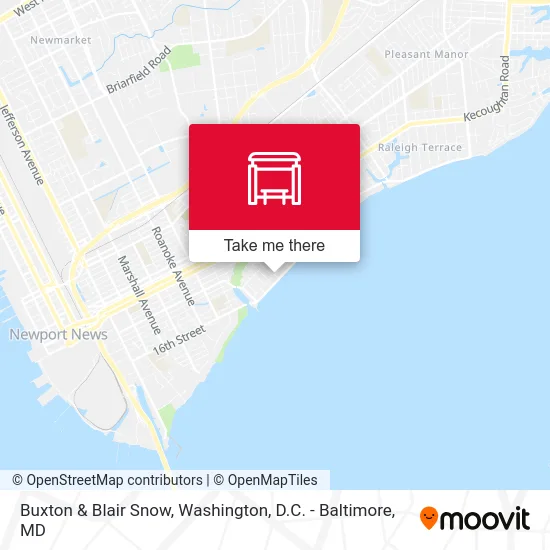 Buxton & Blair Snow map