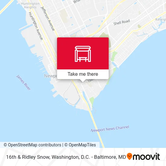 16th & Ridley Snow map