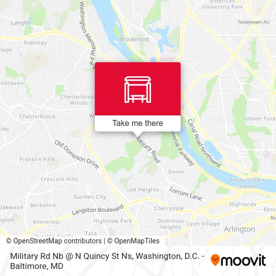 Military Rd Nb @ N Quincy St Ns map