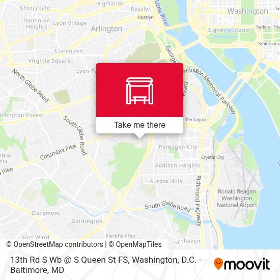 Mapa de 13th Rd S Wb @ S Queen St FS