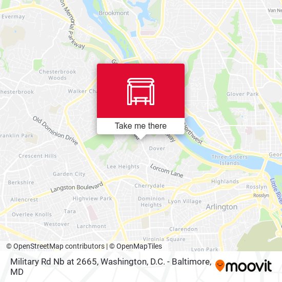 Mapa de Military Rd Nb at 2665