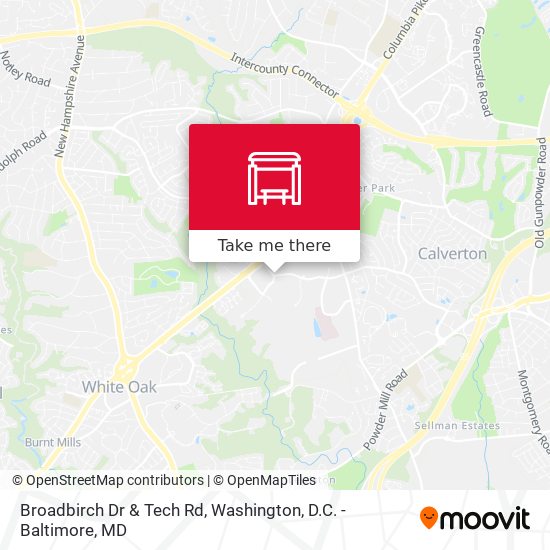 Broadbirch Dr & Tech Rd map