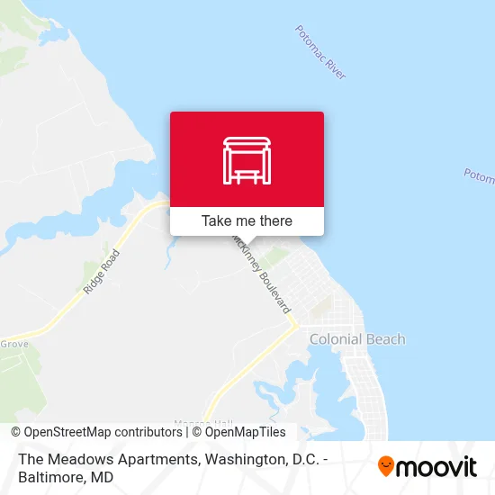 The Meadows Apartments map