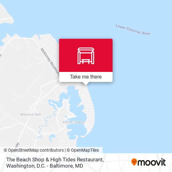 The Beach Shop & High Tides Restaurant map