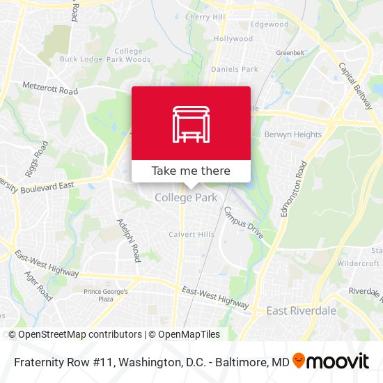 Fraternity Row #11 map