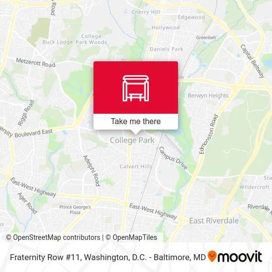 Fraternity Row #11 map