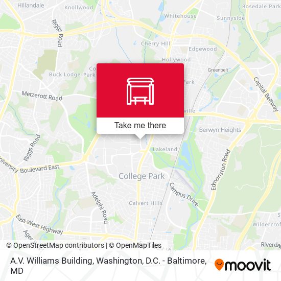A.V. Williams Building map