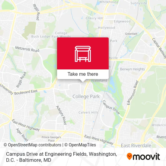 Campus Drive at Engineering Fields map