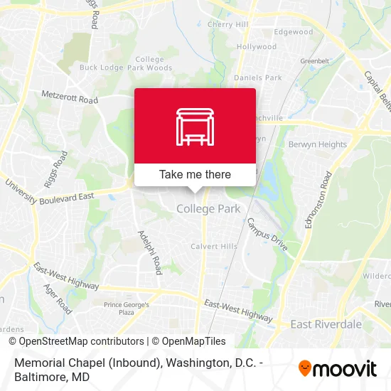 Memorial Chapel (Inbound) map