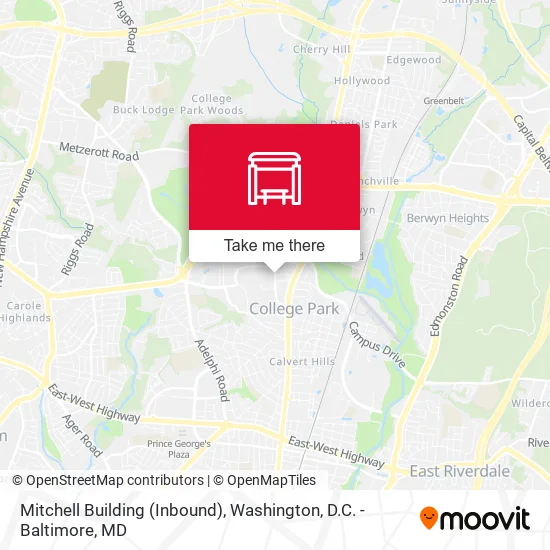 Mitchell Building (Inbound) map