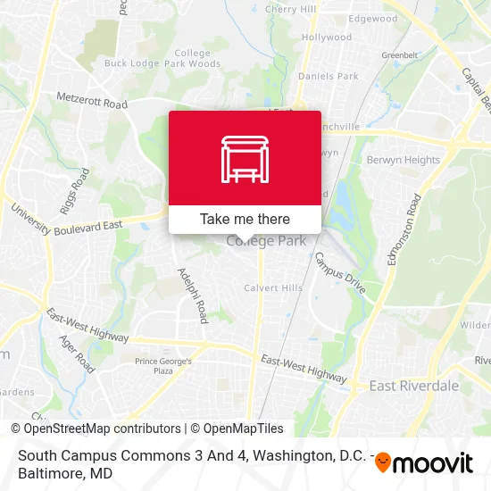 South Campus Commons 3 And 4 map