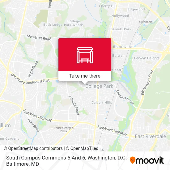 South Campus Commons 5 And 6 map