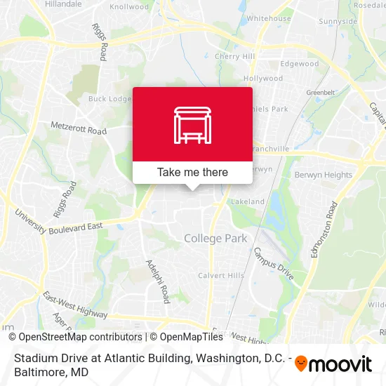 Stadium Drive at Atlantic Building map