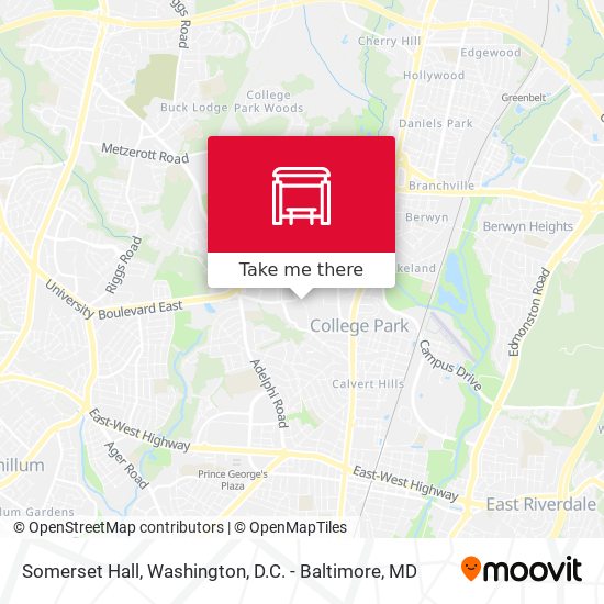 Somerset Hall map